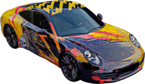 Car YellowGrunge02