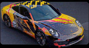 Car YellowGrunge03