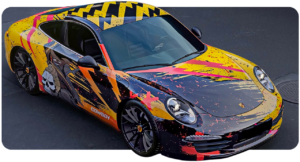 Car YellowGrunge03